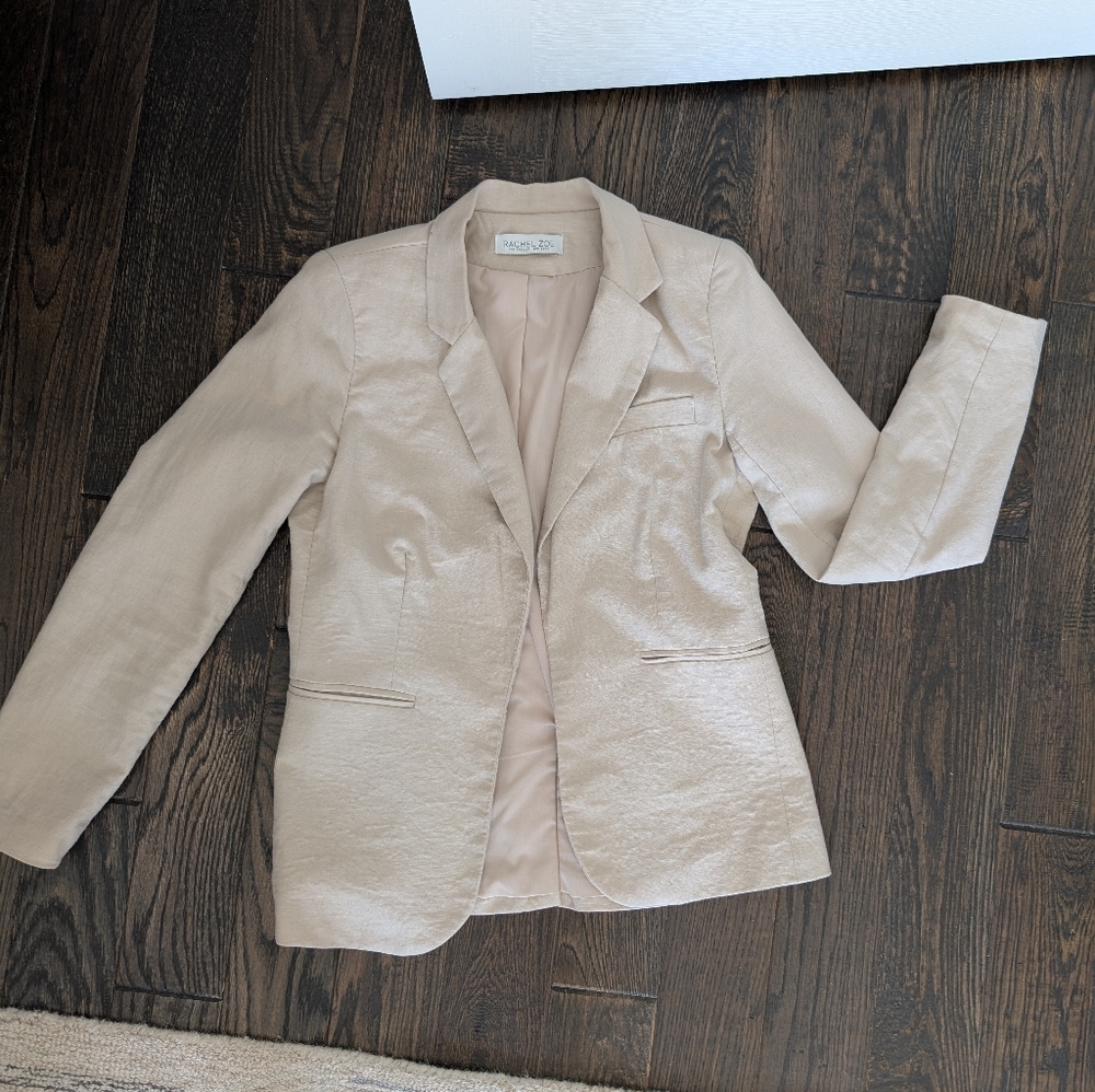 Rachel Zoe linen blazer, size Medium